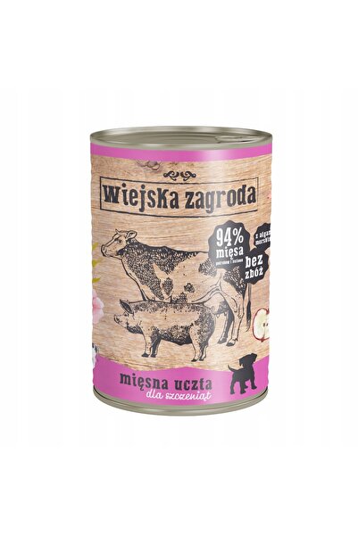 Other Wiejska Zagroda - Festina cu carne - 400g - Hrana umeda pentru catei