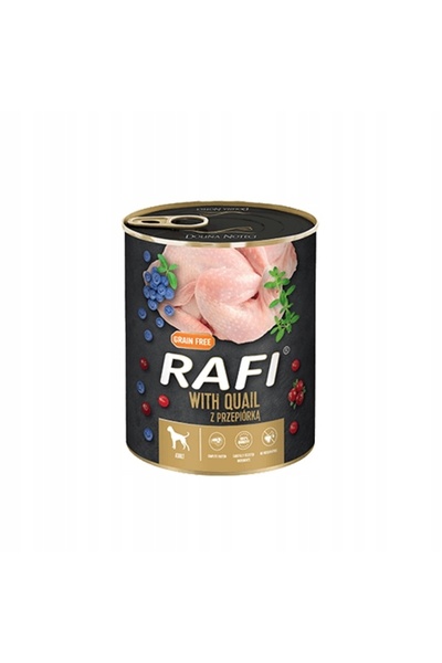 Other DOLINA NOTECI RAFI - Prepeliță 800g - Hrană umedă pentru câini