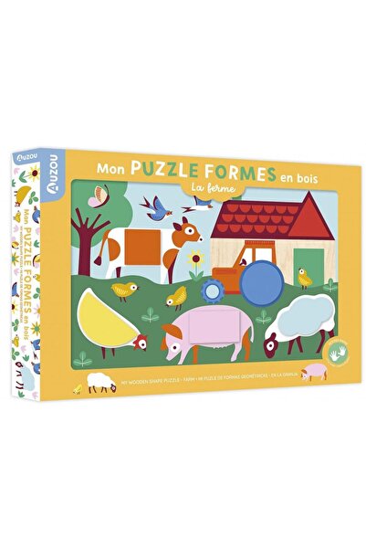 Auzou Primul meu puzzle cu forme - Ferma