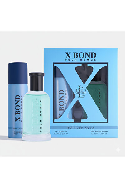 Louis مجموعة أوليفييه إكس بوند أكوا للرجال edp 100 مل + مزيل عرق 200 مل