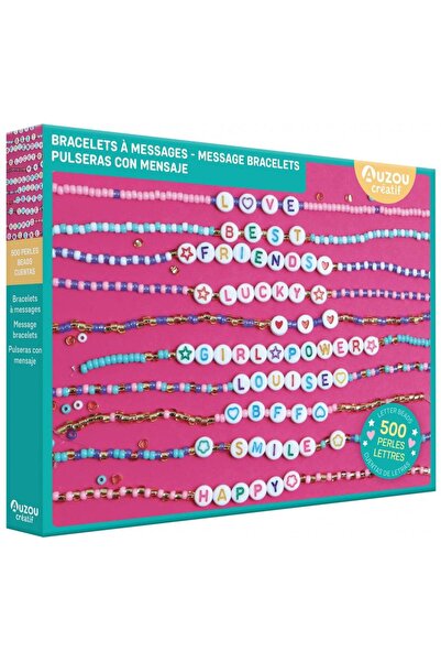 Auzou Set creativ - Bratari cu mesaje