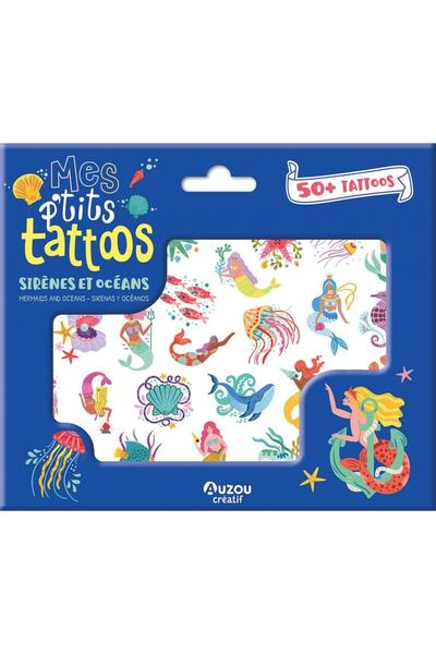 Auzou Set tatuaje - Sirene si oceane