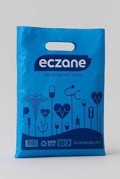 ECZADÜNYASI 17x28 KÜÇÜK BOY EL GEÇME ECZANE POŞETİ (5 Paket 2500 Adet )