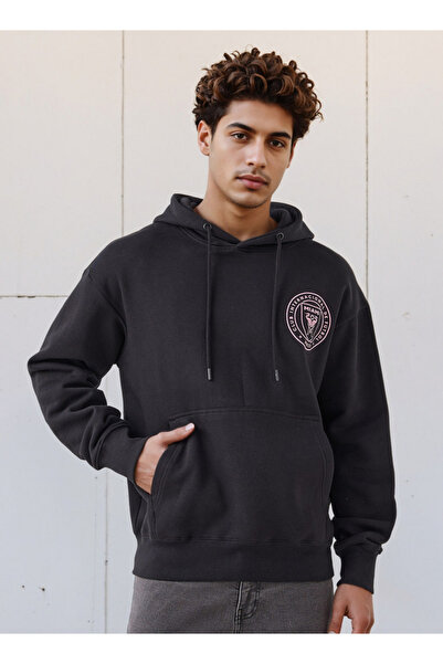 SP Characters Men Oversized Inter Miami CF Print Hoodie
