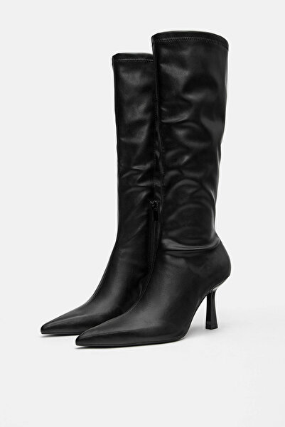 Pull & Bear Streç topuklu çizme