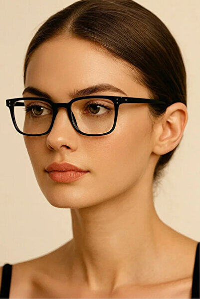 Chunky Frame Unisex Blue Light Filtered Blueblock Black Frame Screen Glasses