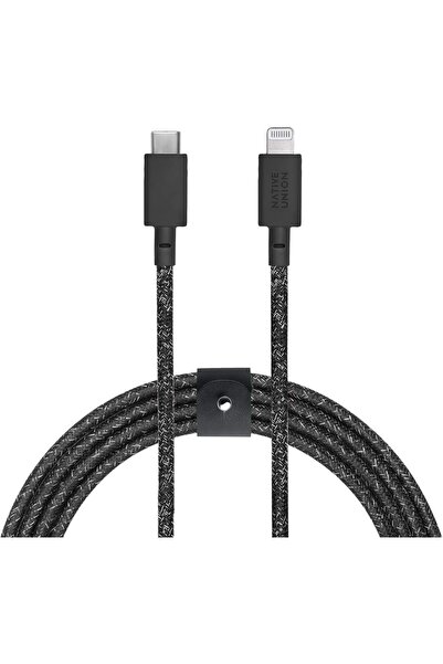 Native Union Belt USB C to Lightning Charging Cable, 3 Meter, Cosmo