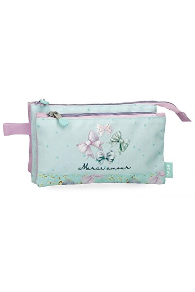 Enso Penar fete, Merci amour, 3 compartimente, multicolor, 22x12x5 cm