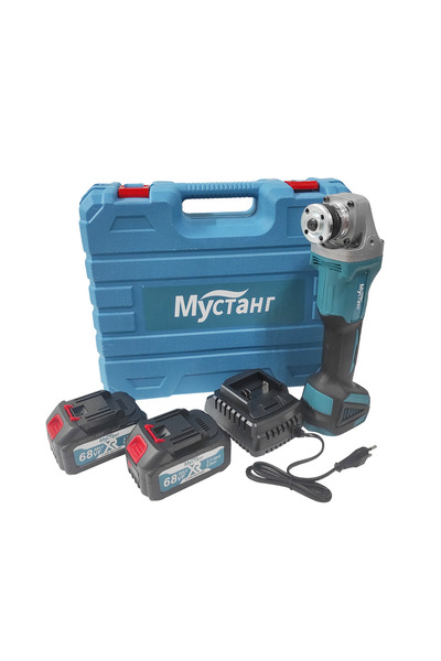 DDT Polizor unghiular cu 2 baterii, Mustang, 24 V, 5 Ah, diametru disc 125 mm...