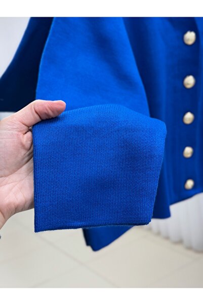 BENAHOLL Ferista Gold Buttoned Short Cardigan-Zi̇6157 Saks