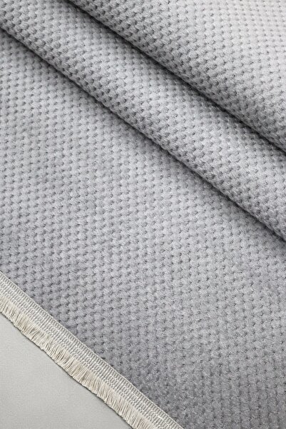 melian Boncuk SAÇAKLI Gri Kaymaz Taban Oda Salon Koridor Mutfak Halı Yolluk