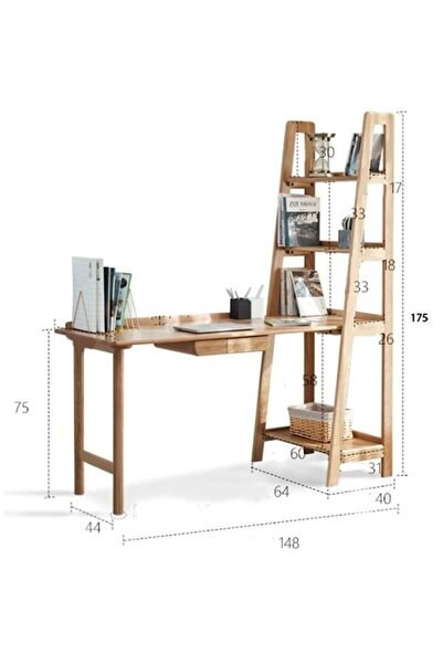 Bamena Wood SARP Ahşap Çalışma Masası