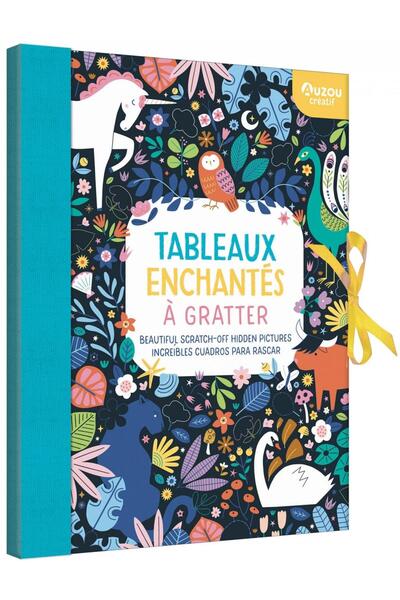 Auzou Set creativ - Tablouri ascunse de razuit