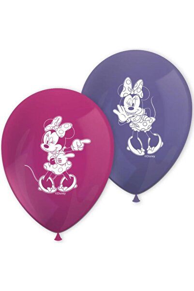 Procos Set de 8 baloane de petrecere Minnie 28cm