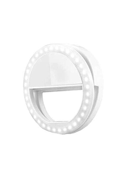 OEM LED Ring Light 8.5 cm, 3-Level Adjustable Cold White, 36 LEDs, USB Charging