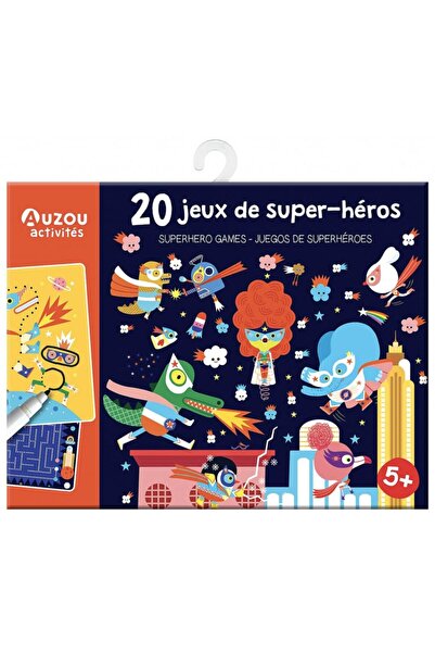 Auzou Set 20 de jocuri - Supereroi