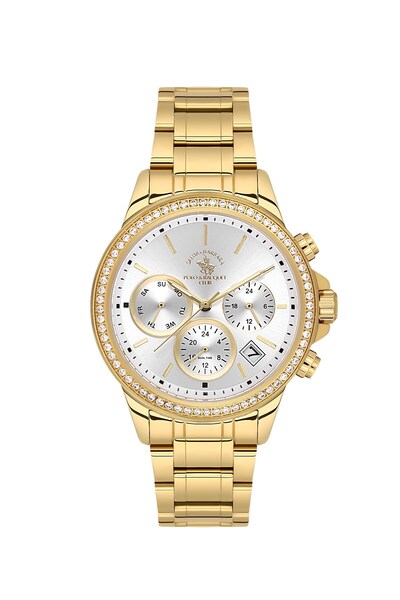 Santa Barbara Polo & Racquet Club Women's Wristwatch Essb.B.10621-3, Metal Band, 38 mm Case Diameter