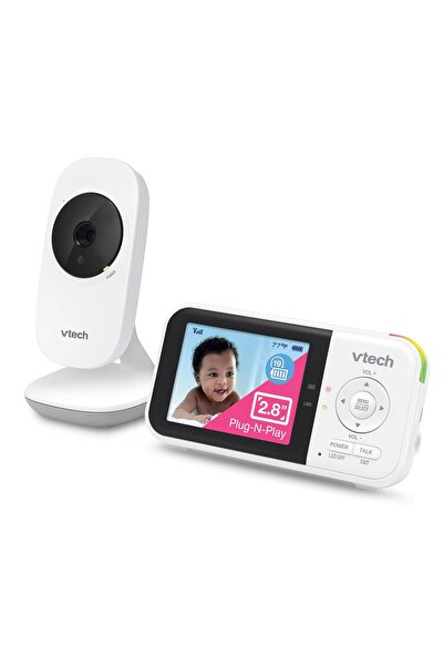 VTech Baby VTech VM819 Baby Monitor with Camera and Audio, 2.8” Screen, Night Vision, 2-Way Audio, Temperatur