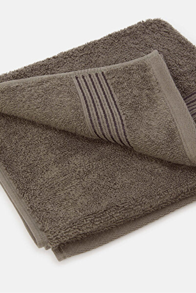 REDTAG Charcoal Soft Cotton Hand Towel With Viscose Border