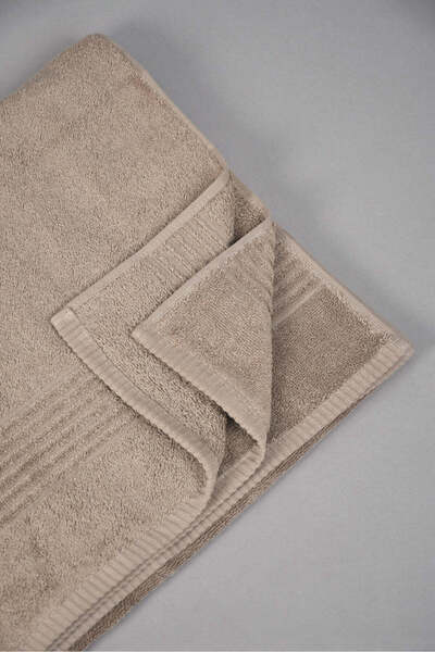 REDTAG Taupe Luxury Cotton Beach Towel