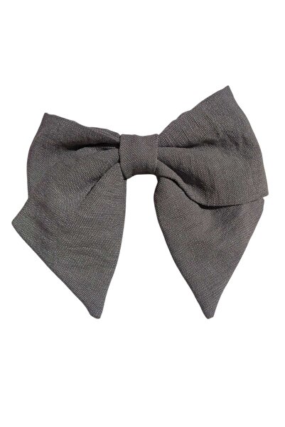 Minvallife Light Gray Color Special Security Guards' Prefered 8 cm Automatic Metal Clip Bow Buckle