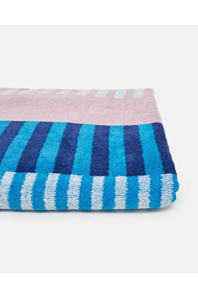 REDTAG Blue Striped Beach Towel