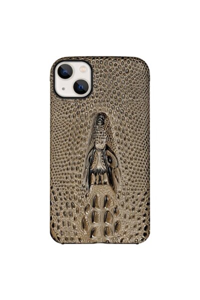 RoveZone Husă premium din piele cu textură de crocodil pentru iPhone 13 Mini ...