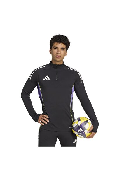 adidas Ανδρικό μπλουζάκι Tiro25c Training Μαύρο ψηλός λαιμός