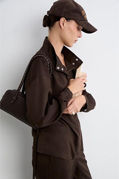 Zeyyen BOWLING BAG ACI KAHVE