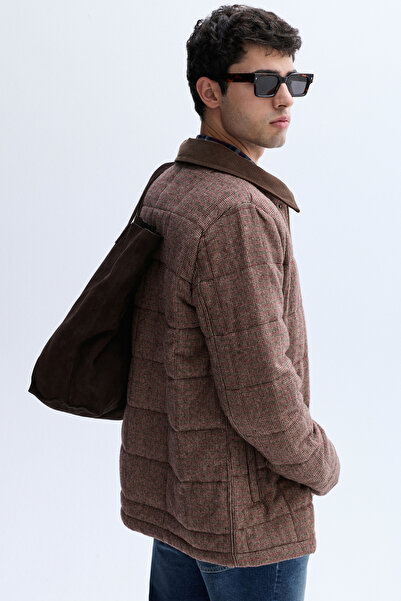 Mudo Plaid Quilted Puffer Jacket