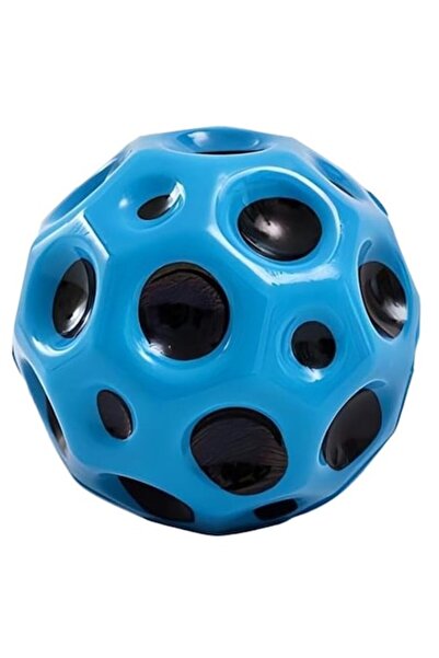 RoveZone Minge gonflabilă, Minge Lună Spațială, 7 cm, Albastră