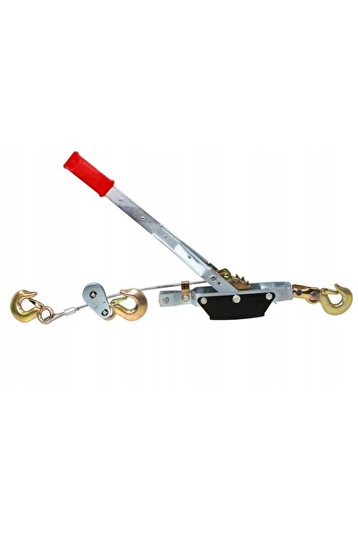 Maxrom ⚙️ Troliu manual 4 tone cu cablu – winch profesional cu două trepte de viteză, 2,5 m – model XM80741