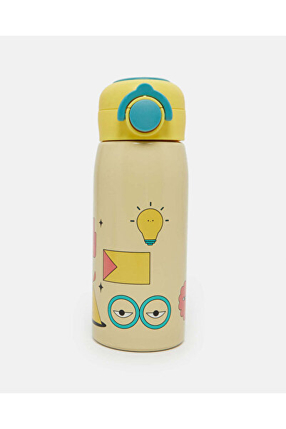REDTAG زجاجة مياه مطبوع باللون الأصفر للأطفال