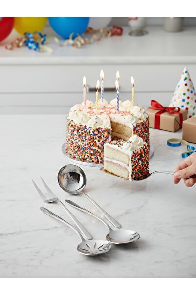 İMMO MADENİ MUTFAK EŞYALARI Leaf 4mm Tableware Set 5 Pieces