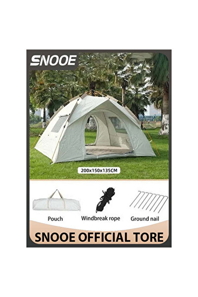 Sumkyle خيمة تخييم مزدوجة، خيمة أوتوماتيكية، خيمة فورية قابلة للإزالة وقابلة ...