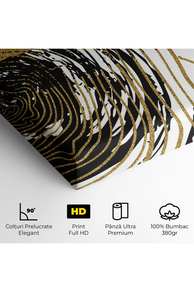 Arthub Canvas Painting, 100x200 cm, Bedroom and Living Room, Abstract With Lines, Abstract Geometry Line