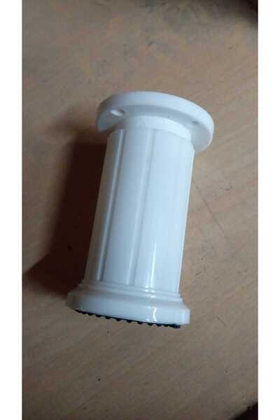 Fatih Elif Ayarlı Jumbo Ayak 8 cm Beyazi Baza, Kanepe Koltuk Ayağı, Gardrop A...