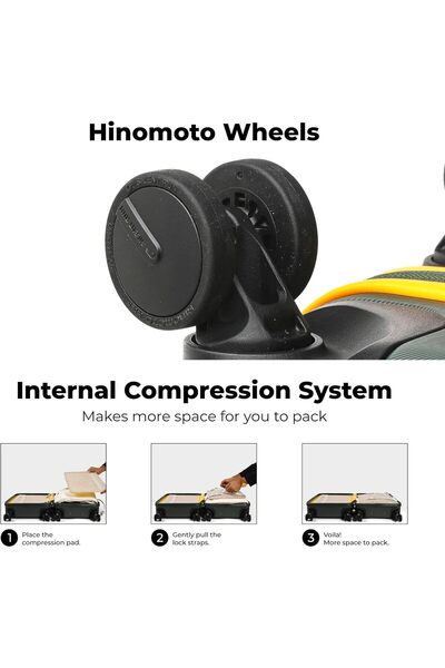 MOKOBARA Iconic Range 69cm Medium Check-In Luggage (Forest Sunray)