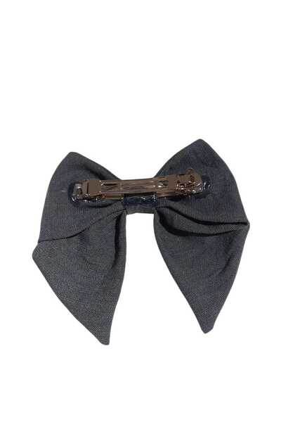 Minvallife Dark Gray Color Special Security Guards' Prefered 8 cm Automatic Metal Clip Bow Buckle