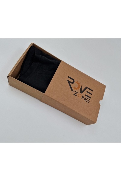 RoveZone Reusable Bamboo Menstrual Underwear with High Leak Protection, Black, Size M