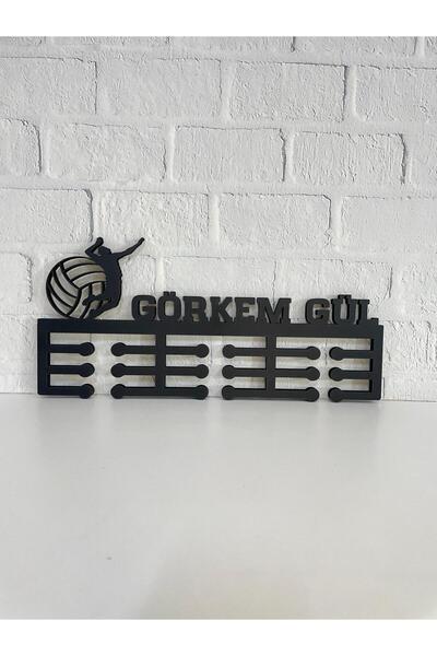 14 Design Kişiye Özel Voleybol Madalya Askısı - Erkek Figür