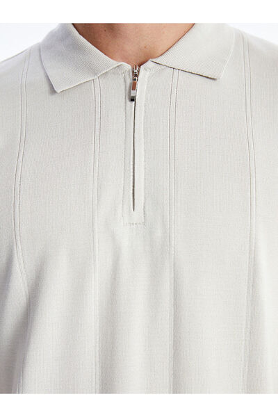 LC Waikiki Ανδρικό πλεκτό πουλόβερ Polo Neck - Κοντό μανίκι