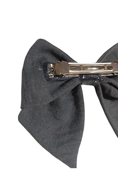 Minvallife Light Gray Color Special Security Guards' Prefered 8 cm Automatic Metal Clip Bow Buckle