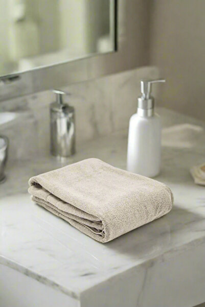 REDTAG Grey Textured Cotton Beach Towel