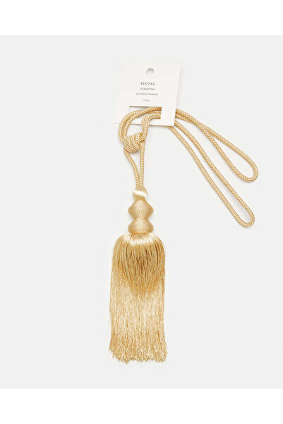 REDTAG Beige Tie-Back With Tassel