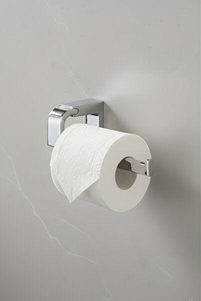 MegaVitrin Tema Premium Toilet Roll Holder Chrome |   Stainless Steel Plated ...