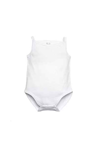 Other Baby bodysuit with thin straps, plain white, Olimpias