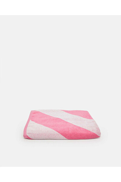 REDTAG Pink Diagonal Beach Towel