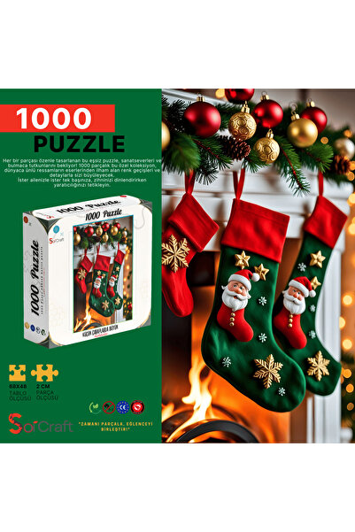 Soi Craft 1000 Piece Puzzle Little Socks Big Happiness