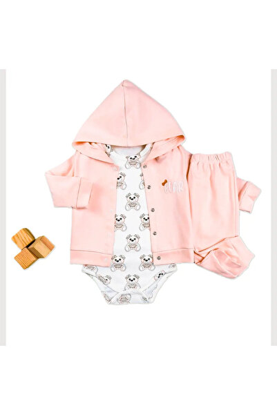 Micii Ștrumfi Minerva Pink Cocolino Jumpsuit